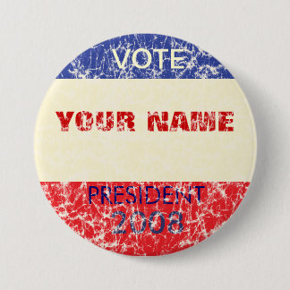 Personalisierter Retro Kampagnen-Knopf Button