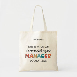 Personalisierter Retro-Phantastischer Manager Funn Tragetasche