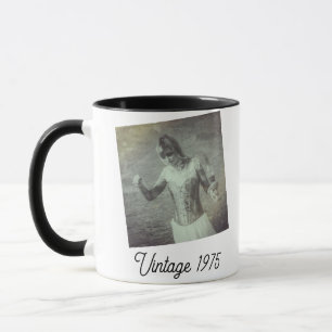 Personalisierter Retro-Stil mit individuellem Jahr Tasse
