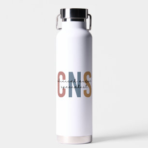 Personalisierter Retro ZNS Klinischer Krankenpfleg Trinkflasche
