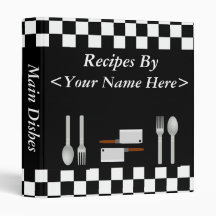 Personalisierter Rezeptorblock mit großer Tafel