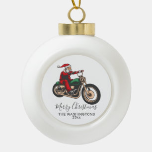 Personalisierter Rider Keramik Kugel-Ornament