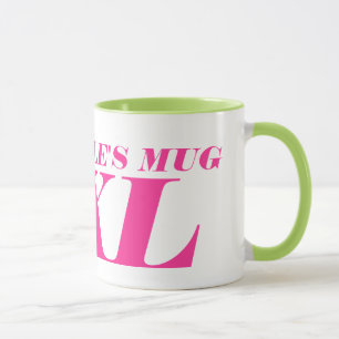 Personalisierter Riesenjumbo XL große Kaffee-Tasse Tasse