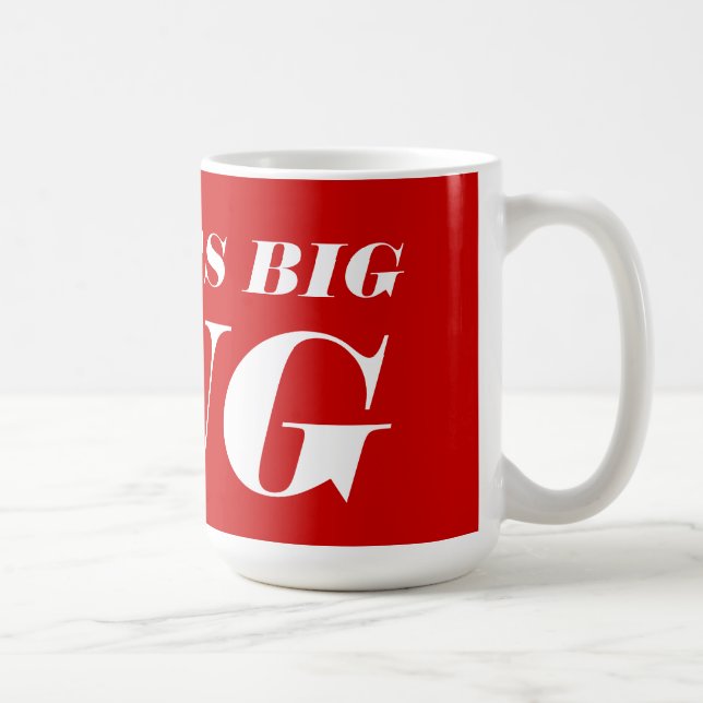 Personalisierter Riesenjumbo XL Tasse (Rechts)