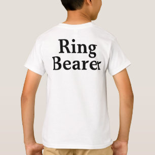 Personalisierter Ring Bearer Geschenk Individuelle T-Shirt