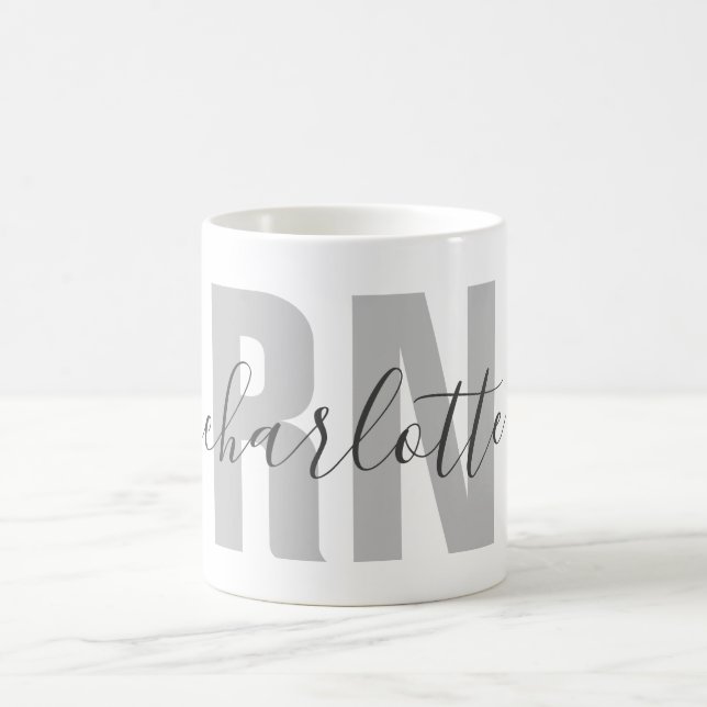 Personalisierter RN-Abschluss Kaffeetasse (Mittel)