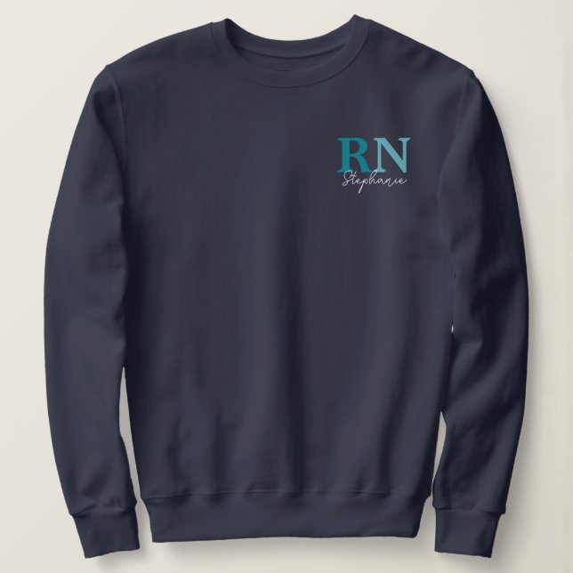 Personalisierter RN-Abschluss Sweatshirt (Design vorne)