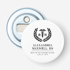 Personalisierter RN Nursing School Abschluss Elega Flaschenöffner