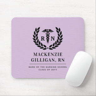 Personalisierter RN Nursing School Abschluss Elega Mousepad