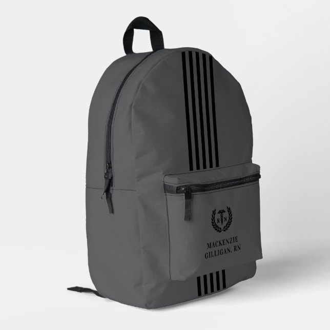 Personalisierter RN Nursing School Abschluss Moder Bedruckter Rucksack (Rückseitige Ecke links)