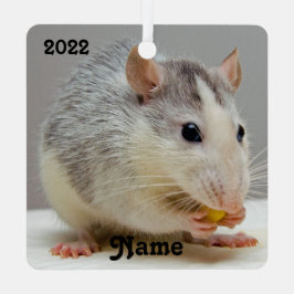 Personalisierter Roan Rattenrat Keramik Ornament