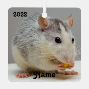 Personalisierter Roan Rattenrat Keramik Ornament Aus Metall