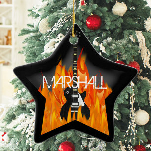 Personalisierter Rockstar-Schmuck Keramikornament