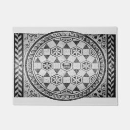 Personalisierter römischer Mosaik Doormat Fußmatte