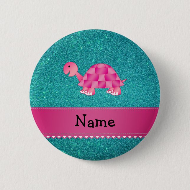 Personalisierter rosa button (Vorderseite)