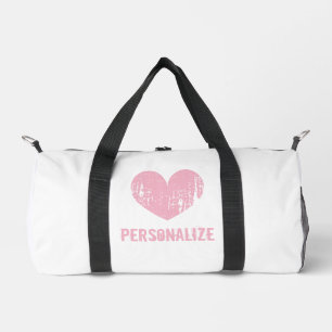 Personalisierter rosa Pulsbeutel für Frauen Duffle Bag