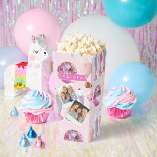 Personalisierter Rosa Retro-Milchshake Süße Coquet Geschenkschachtel