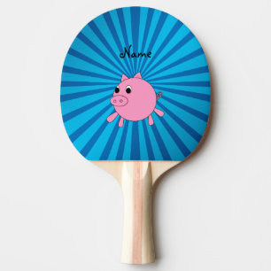 Personalisierter rosa tischtennis schläger
