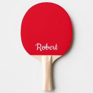 Personalisierter Rot Tischtennis Schläger