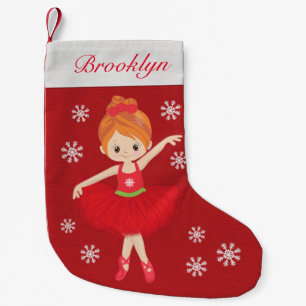 Personalisierter Roter Haar Kleiner Weihnachtsstrumpf