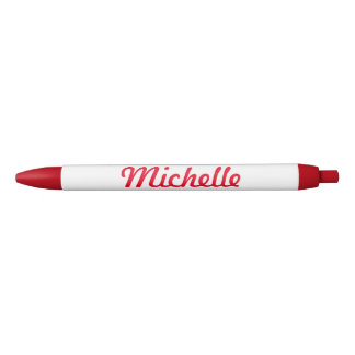 Personalisierter roter Stift für Büros oder Schule