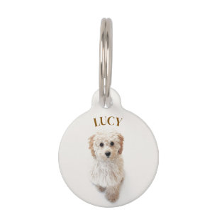Personalisierter Round-Pet-Tag Haustiermarke