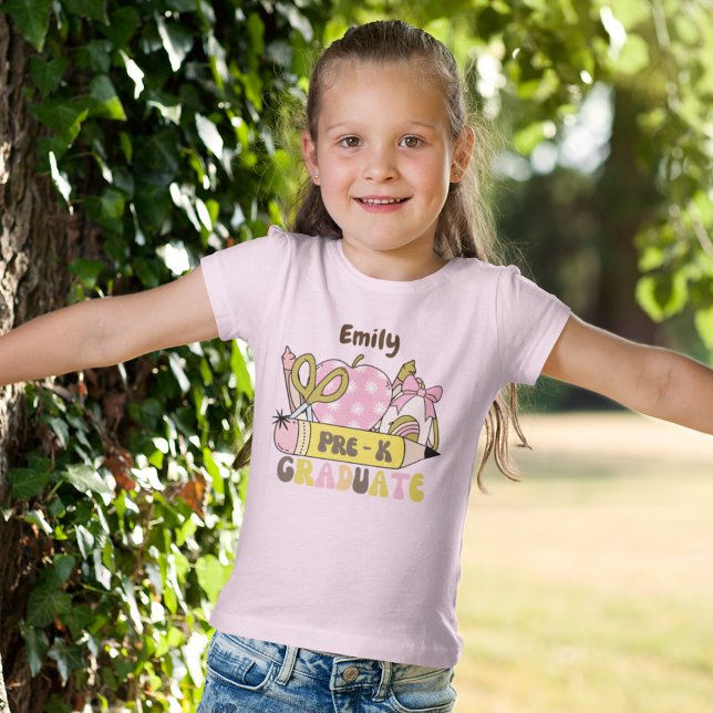 Personalisierter Rübenstift für Mädchen vor K. Gra T-Shirt (Von Creator hochgeladen)