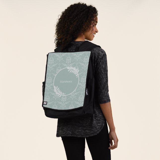 Personalisierter Rucksack für die Sage Green Elega (Ausgewaschen)