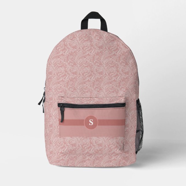 Personalisierter Rucksack in Rosa (Vorderseite)