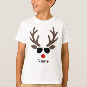 Personalisierter Rudolph Rudolph Rentier T - Shirt