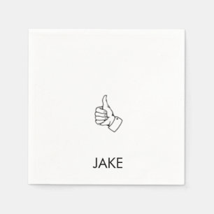 Personalisierter Ruhestand - Cocktail Serviette