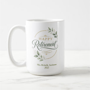 Personalisierter Ruhestand Kaffeetasse