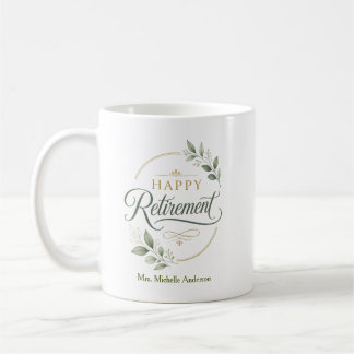 Personalisierter Ruhestand Kaffeetasse