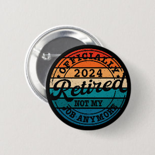 Personalisierter Ruhestand offiziell im Ruhestand  Button