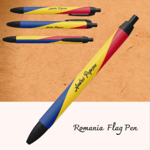 Personalisierter rumänischer Pen, rumänische Flagg Kugelschreiber