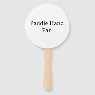 Personalisierter runder Paddel-Handfächer Fächer