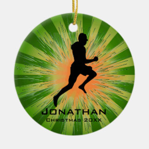 Personalisierter Runner-Ornament Keramikornament