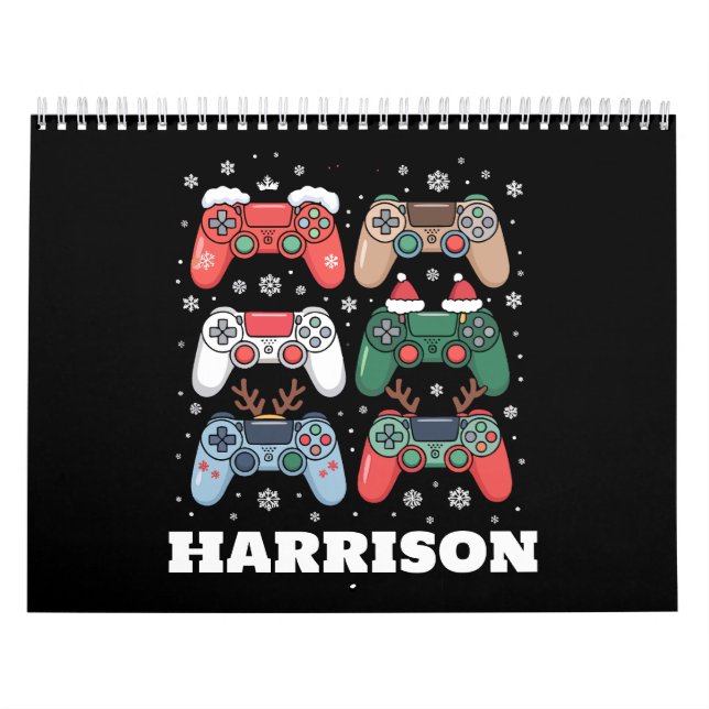 Personalisierter Santa-Gaming-Controller Gamer Wei Kalender (Titelbild)