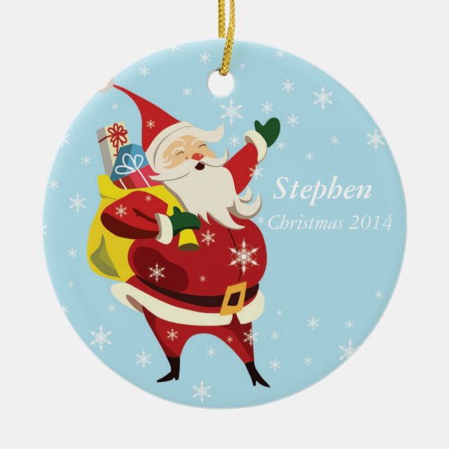 Personalisierter Santa Ornament (Vorne)