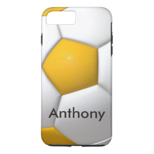 Personalisierter Saucer Ball white & Yellow Case-Mate iPhone Hülle