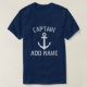 Personalisierter Schiffsführer Name der Shirts (Design vorne)
