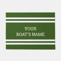 Personalisierter Schiffsname Dock Mat