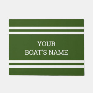 Personalisierter Schiffsname Dock Mat Fußmatte