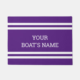 Personalisierter Schiffsname Dock Mat Fußmatte