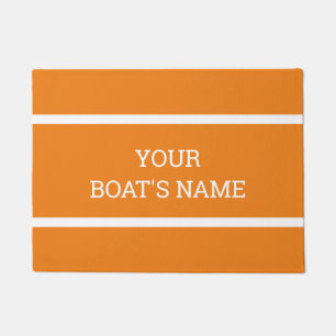 Personalisierter Schiffsname Dock Mat Fußmatte