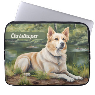 Personalisierter schlanker Laptop-Schlauch mit Ado Laptopschutzhülle
