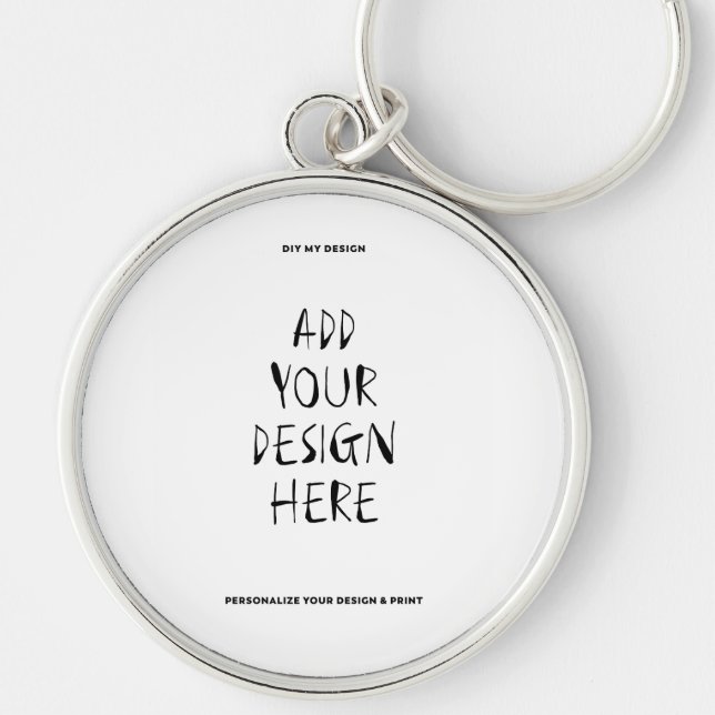 Personalisierter Schlüsselanhänger DIY - Mach es s (Vorne)
