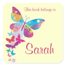 Personalisierter Schmetterling-Buchzeichen