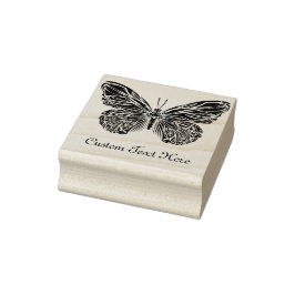 Personalisierter Schmetterling Gummistempel