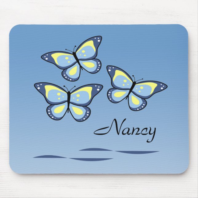 Personalisierter Schmetterling Mousepads (Vorne)